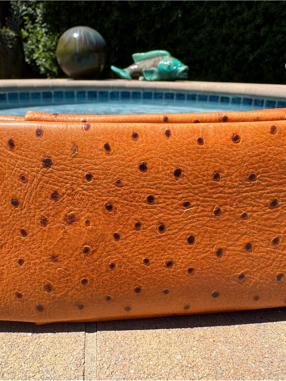 Dooney & Bourke Ostrich-Embossed Leather Shoulder Bag - Picture 9 of 13